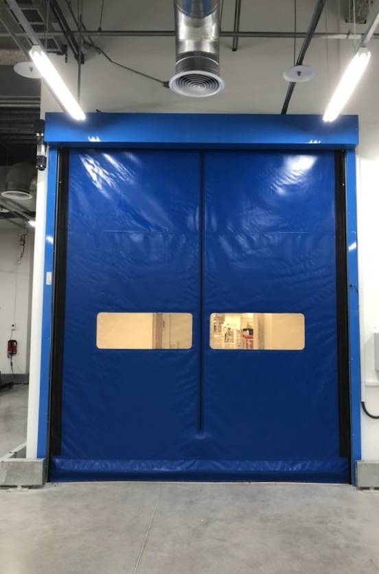 Sefl-repairing PVC high speed roller door