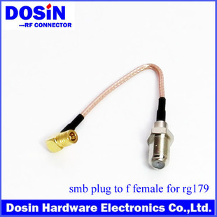 SMA Female to F Female for Cable Rg179