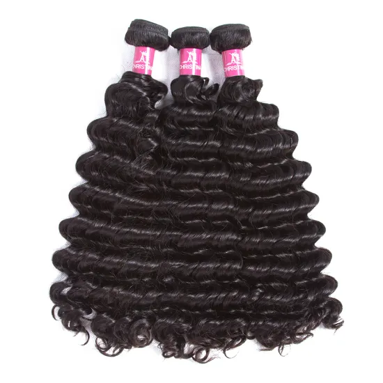 16 18 20 22 inches Original Peruvian Hair Weaves Pictures Deep Wave Curly 3 Bundles Deals