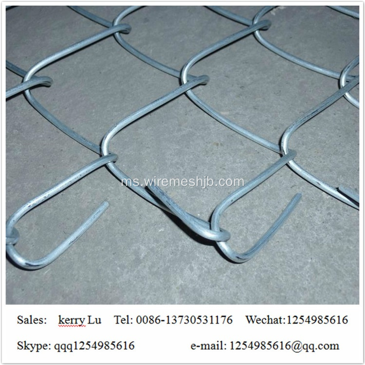Roll Coated Chain Link Pagar Roll