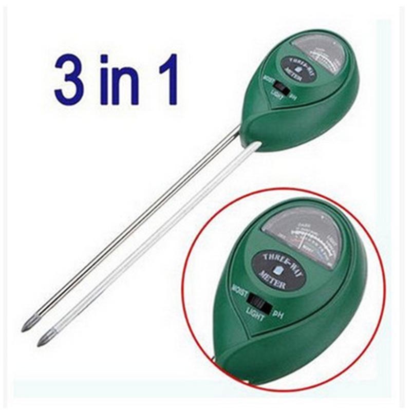 3 in 1 Moisture Light PH Meter Plant Flowers Garden Soil Analyzer Tester Tool plant tester Garden tools PI669