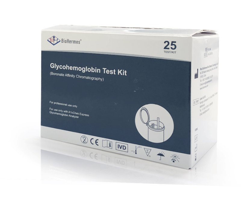 Glycated hemoglobine HbA1c klinische reagens testkit