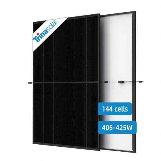 Trina Solar PV Panels: 405W to 425W Monocrystalline All-Black Options