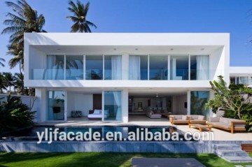 aluminum french door with clear glass for Decoration company