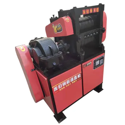 Scrap Bar and Rebar Straightening Machine: Construction Wire Straightening Equipment