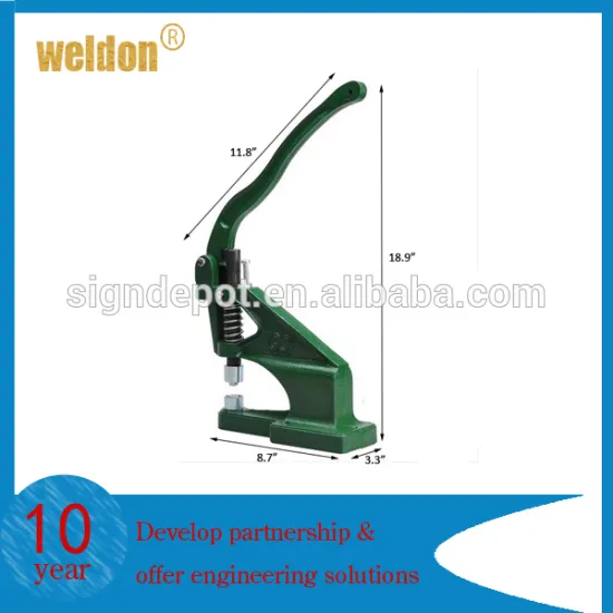 manual portable eyelet press machine