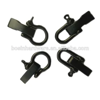Fashion High Quality Metal Black Adjustable Stainless Steel Shackle