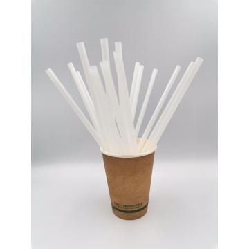 Ramah lingkungan 100% Biodegradable Clear Plastic Drink Straw