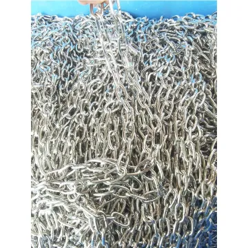 Factory Supply: 3mm Diameter DIN 766 Stainless Steel Short Link Chain Hardware