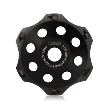 4.5in/5in Diamond PCD Grinding Cup Wheel for Concrete and Epoxy Removal