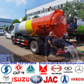 Dongfeng 4x2 5000l camión de succión de aguas residuales