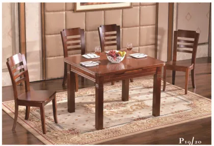 New Design Cheap Wood Dining Table And Chairs