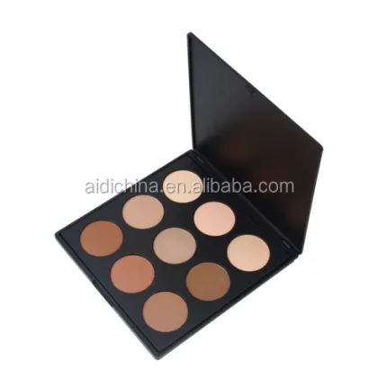 High-Quality Waterproof Compact Powder & Highlight Palette