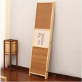 Folding Wood Bamboo Divider Room Divider Privacy Screen