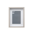 Högkvalitativ anpassad vit väggkonst kvadrat DIY grossist handgjorda träskugglåda fotoramar