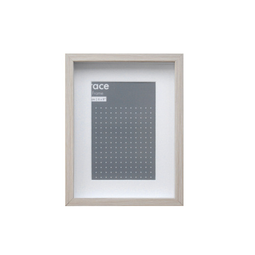 Högkvalitativ anpassad vit väggkonst kvadrat DIY grossist handgjorda träskugglåda fotoramar