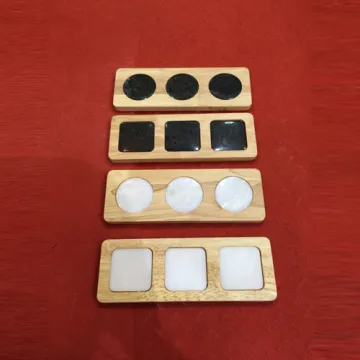 Marble Stone + Wood Cheese Board Set/Serving Board