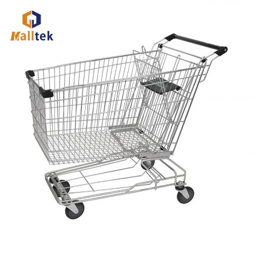 Supermarket Cart Asian Metal Supermarket Shopping Trolley Manufactory