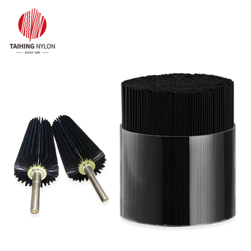 PET crimped brush filament for industrial brush