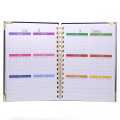 Custom Daily Printing Design Spiral Planner Notebook