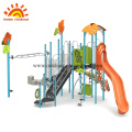 Struktur Main Jungle Outdoor Dengan Slide