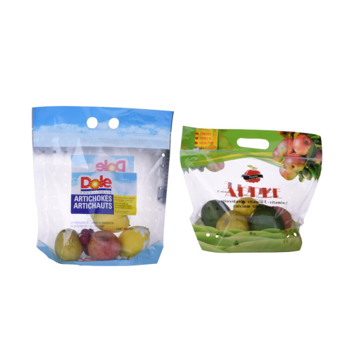 100% Biodegradable Recycle Customized Logo Printing Vegetable Fruit Transparent Packaging