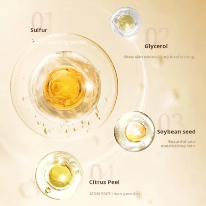 Dr. Dome Sulfur Shower Gel - Gentle Cleansing, Moisturizing & Long-Lasting Coconut Fragrance