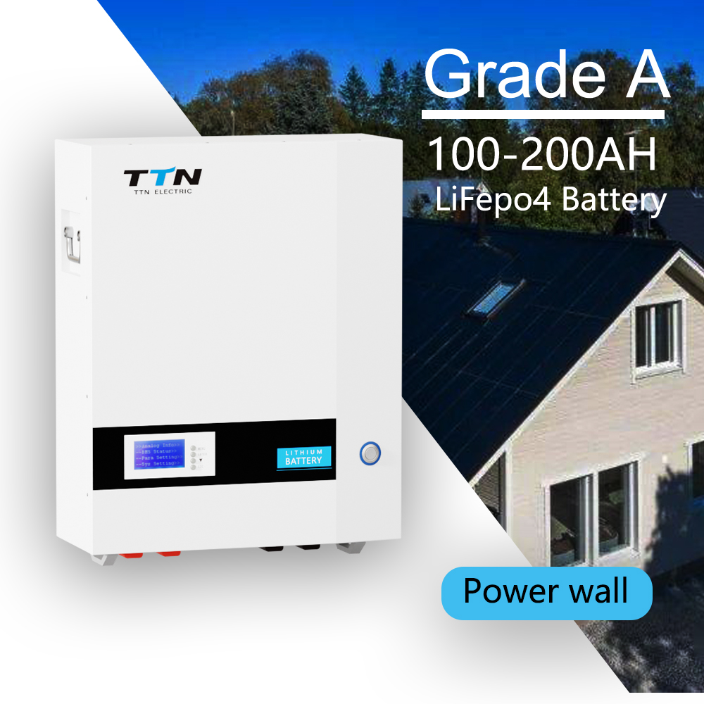 静音操作壁挂式磷酸铁锂家用电池