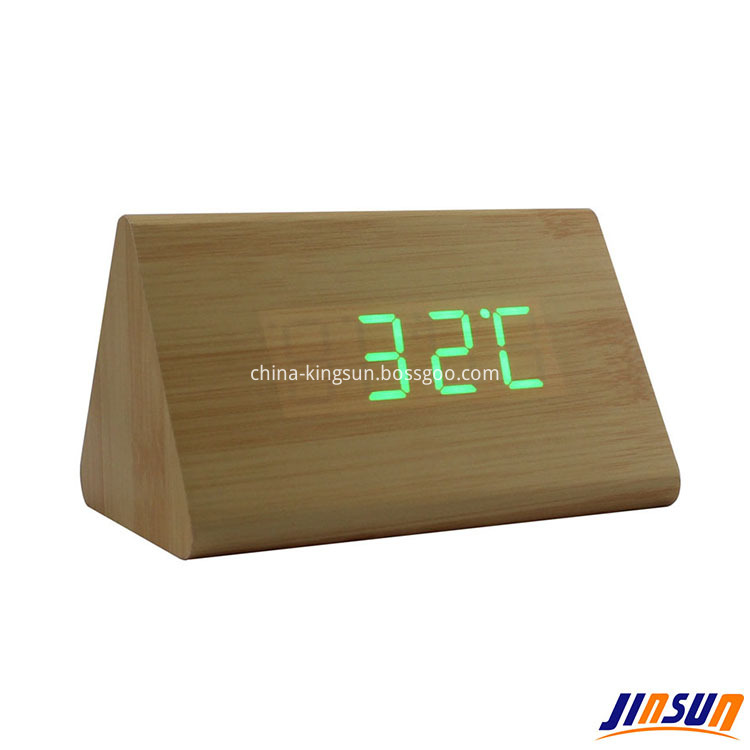 Wood Led Clock 301 6