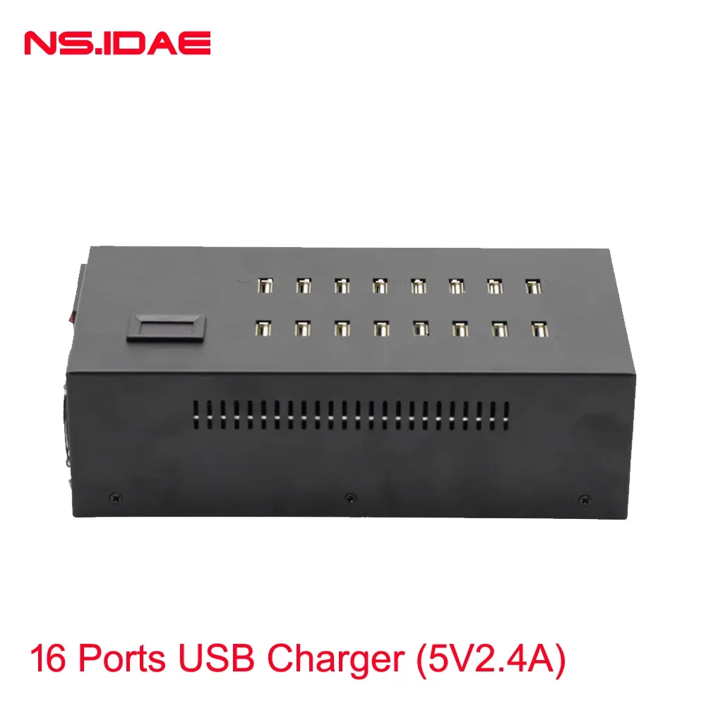 Station de charge multi-appareils 16 ports USB