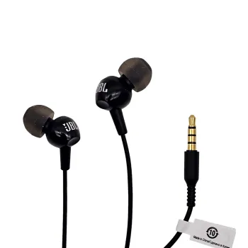Original JBL C100SI Wired In-Ear Headphones with Microphone: Bass Stereo HD Earphones