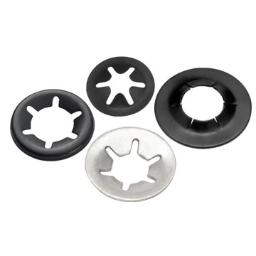 High-Quality Locking Components: Carbon Steel Black Oxide Washers and Clips for Shaft Retention