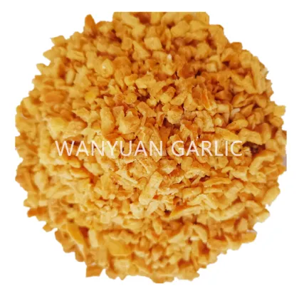Crisp fried garlic in bottle