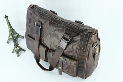 Causal Style Hobo Leather Men Handbag