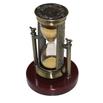 Exquisite Ancient Copper Plating Zinc Alloy Hourglass
