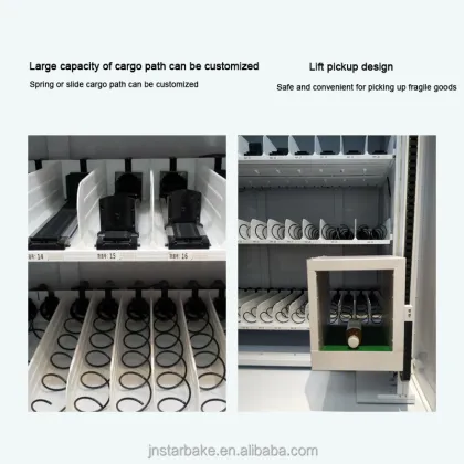 Refrigerated Combo Soda and Snack Vending Machine for Foods and Drinks