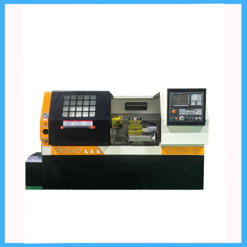 Torno CNC de carril rectangular para piezas en forma de disco.