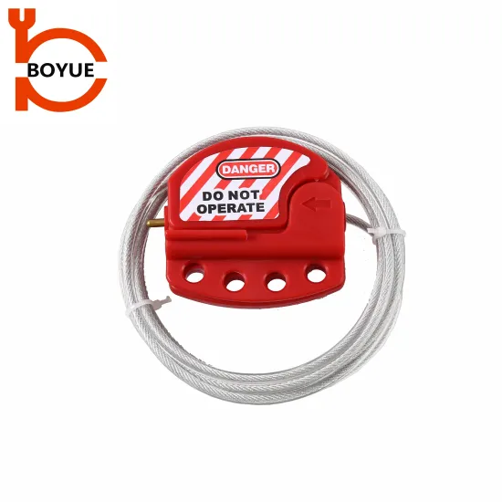 High-Quality China Factory Industrial Safety: Steel Nylon Cable Lockout Devices