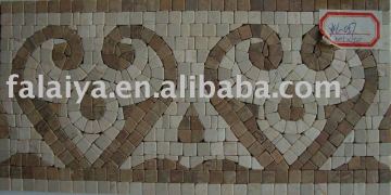 Lava Mosaic Border line Art Marble Mosaic YFL057