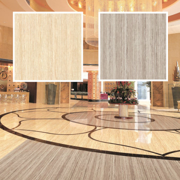600*600mm polished porcelain tile,wood stone series