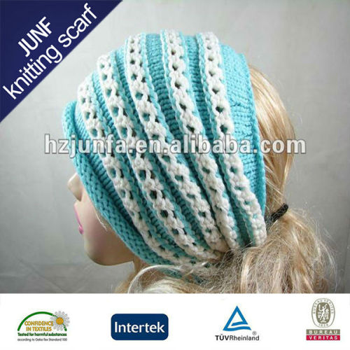 fashionable pretty elegant warm soft popular jacquard knitted love image cute hairbands