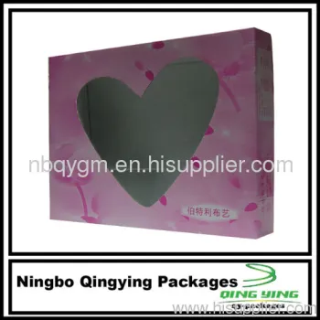 Lid And Tray Boxes With Pvc Window 