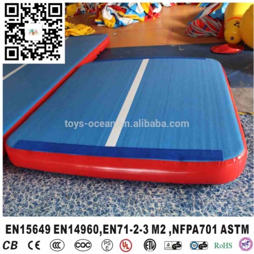 Manufacture inflatable air gym mat trainning mat tumbling mat