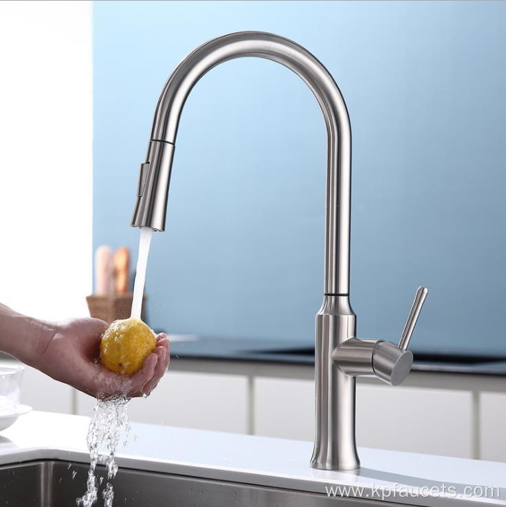 Touch Sensor Kitchen Pull Out Faucet For Kitchen
