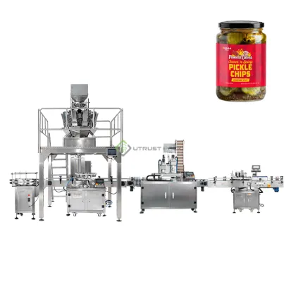 Olive Pickle Rotary Packing Machine for Pickle Bottling