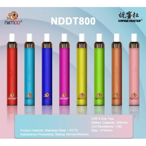 Vape 800-1200 Disposable E-cigarette Filter 800 Puffs Supplier