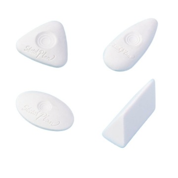 Art Sketch Tools: Triangle Water Drop Oval Diamond Erasers for Brightening Paintings - Non-Toxic
