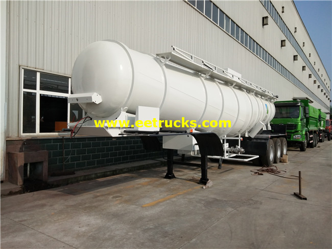 V Shape Sulfuric Acid Delivery Semi-Trailers