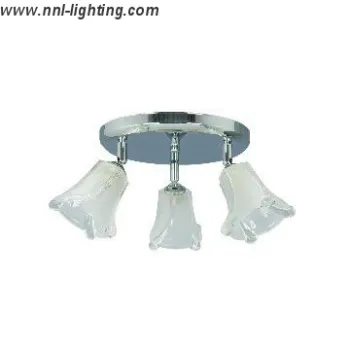 3-Light Chrome Finish  Wall Light Fixture