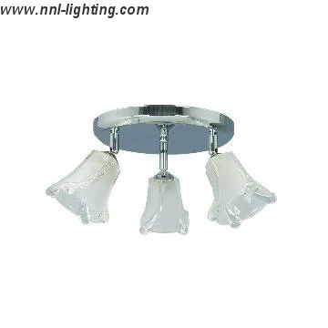 3-Light Chrome Finish  Wall Light Fixture